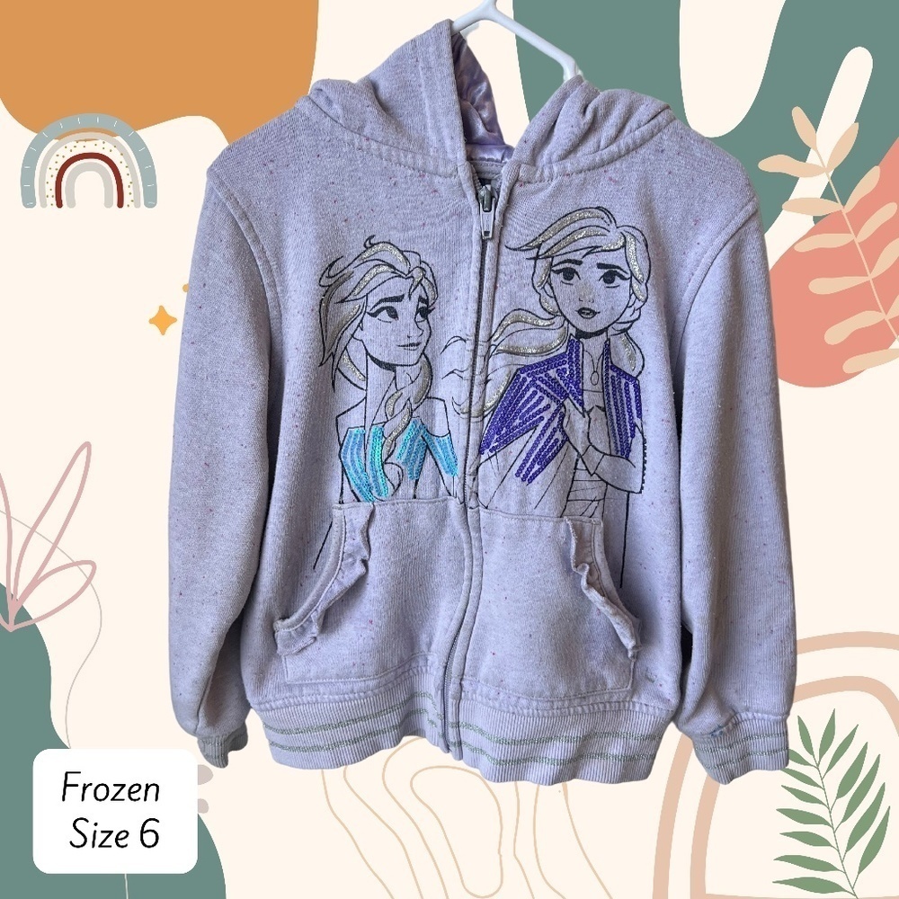 3/$15 Frozen size 6 hoodie